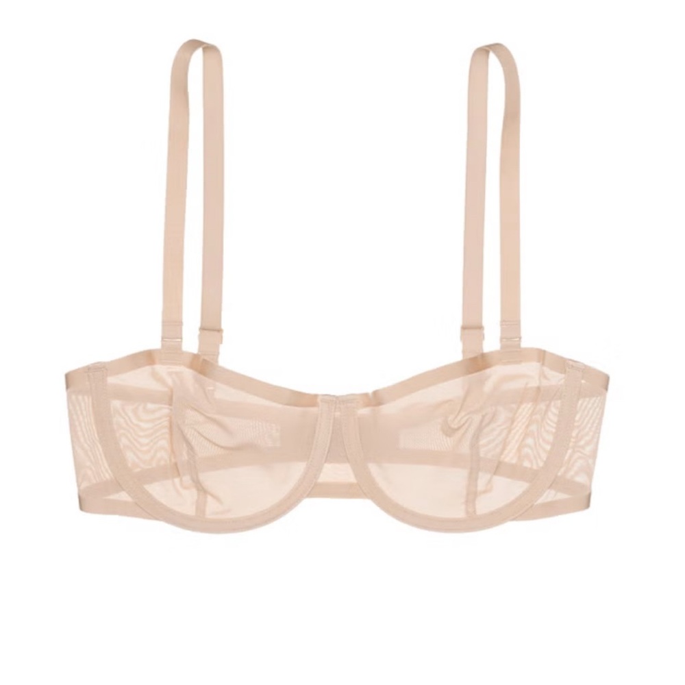 CUUP Balconette Bra - mesh sand